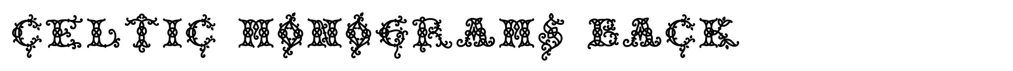Celtic Monograms Back image